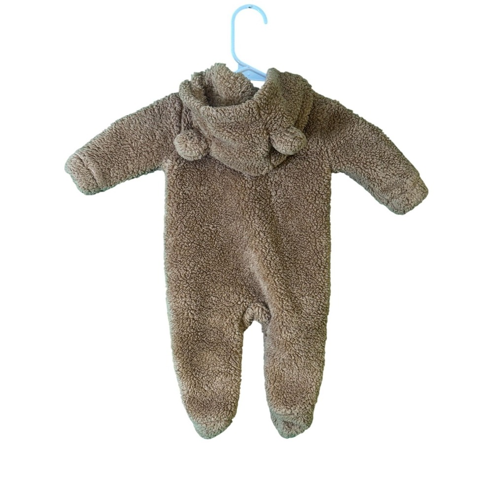 Old Navy Infant Bear Sherpa Fleece Bodysuit 3-6M - Picture 2 of 5